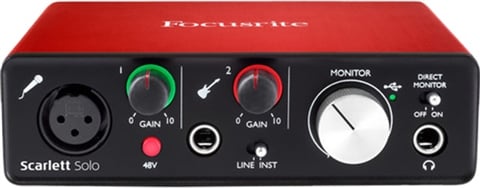 Focusrite Scarlett Solo (2nd Gen) USB Audio Interface, B